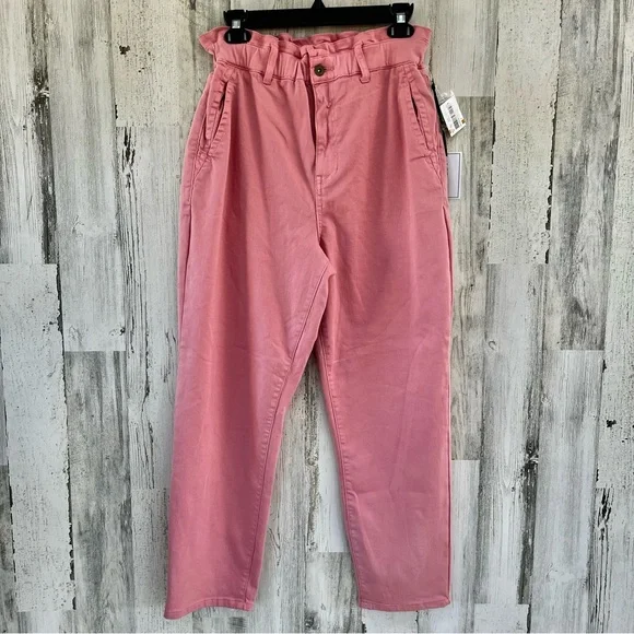 1. STATE Pink Paperbag NEW Pink Jean Pants 29 - Picture 2 of 10